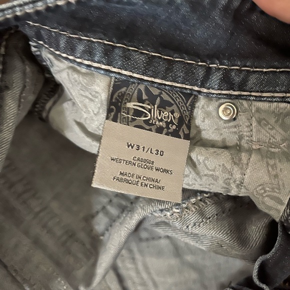 Silver jeans like new condition - Picture 3 of 3